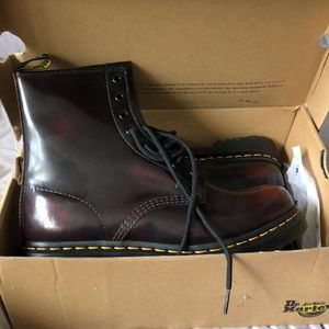 Dr. Martens 1460 Cherry Red (NEVER WORN)